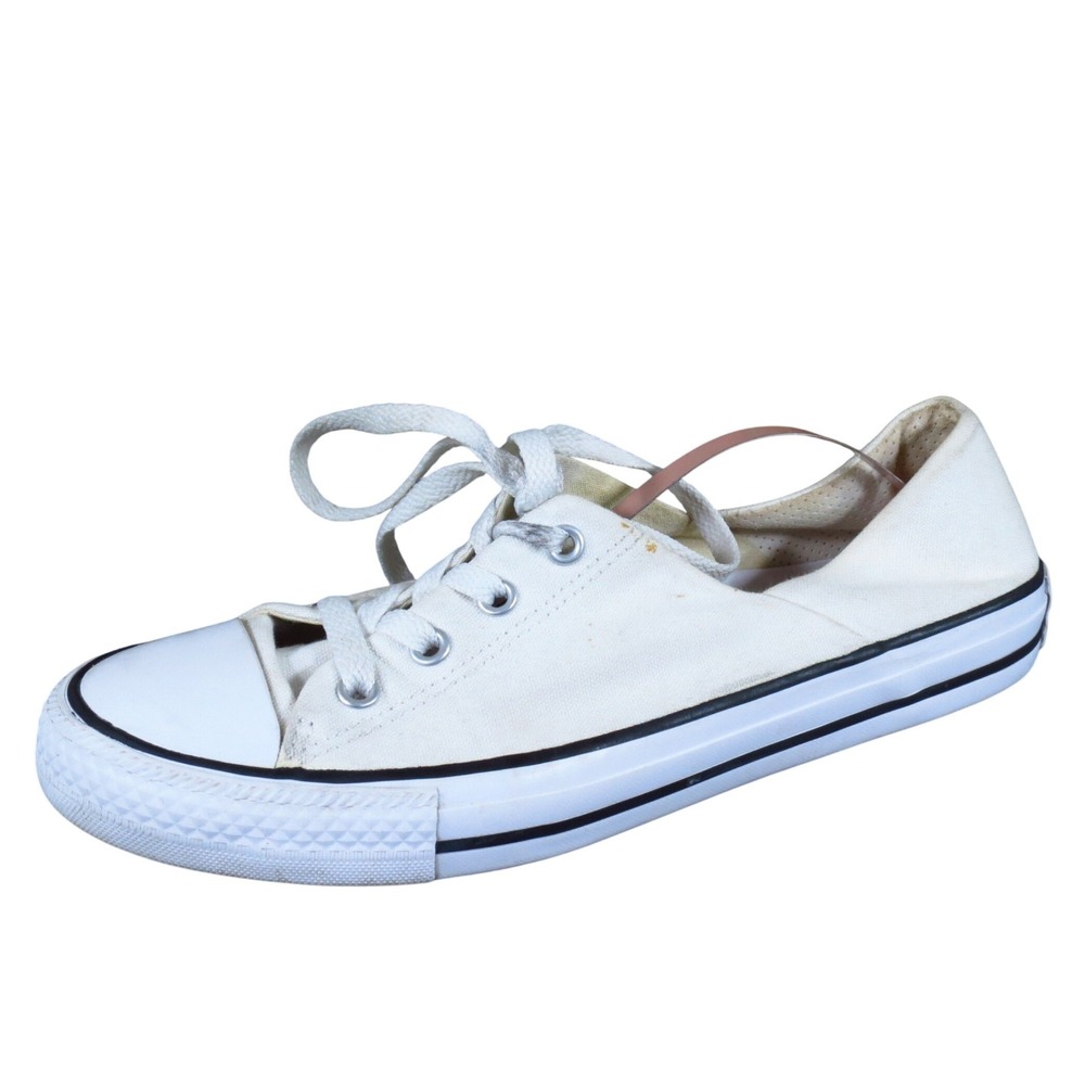 Converse Shoreline Women Athletic Slip On Sneaker Size 9 Casual White‎ Fabric